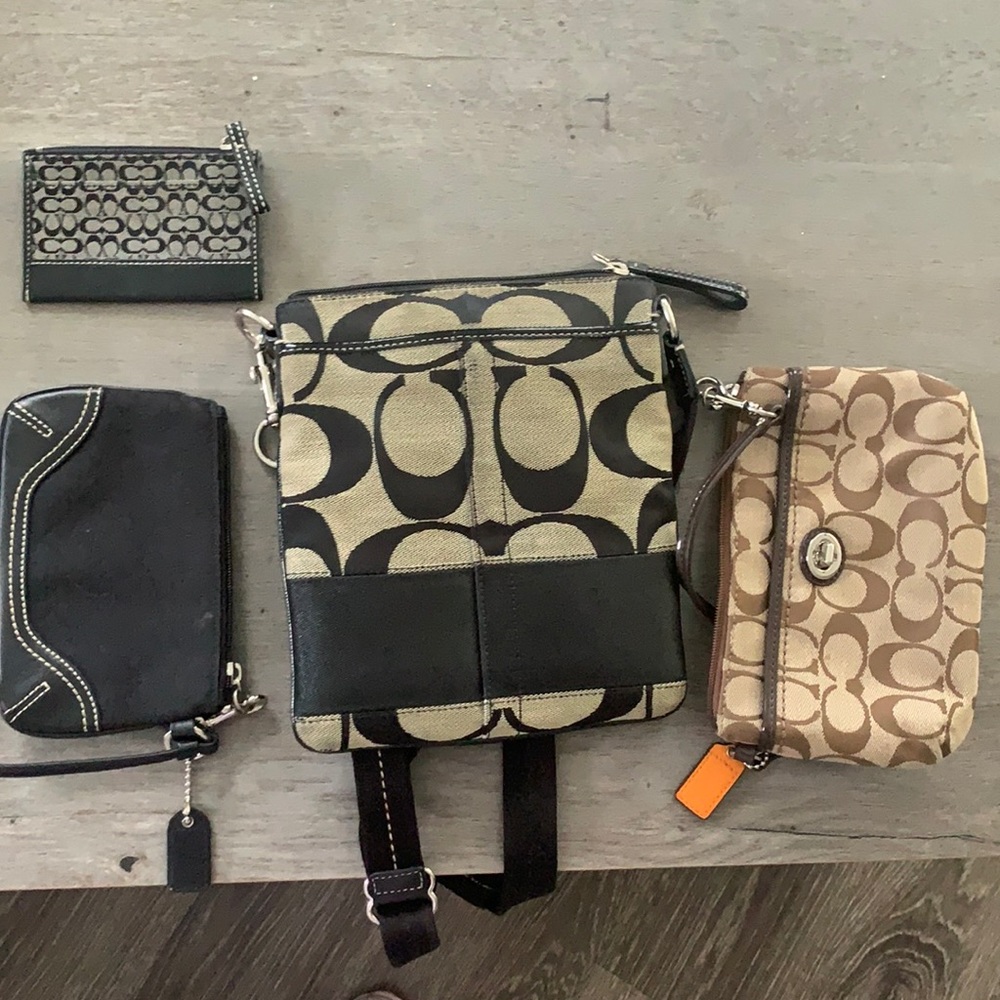 Coach purse wristlet lot